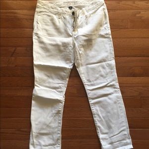 White PETITE Banana Republic Jeans